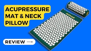 NAYOYA Acupressure Mat and Neck Pillow Set Review - Does it really help?