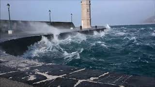 Hurricane Force Bura,max 175km/h (Senj - Croatia),25.1.2019