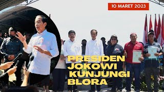 MOMEN PRESIDEN JOKOWI KUNJUNGI BLORA