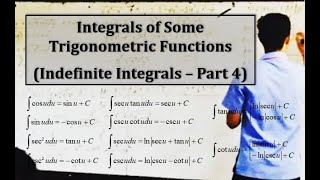 Integrals of Trigonometric Functions (Indefinite Integrals Part 4)