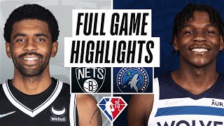 NETS at TIMBERWOLVES | FULL GAME HIGHLIGHTS | January 23, 2022