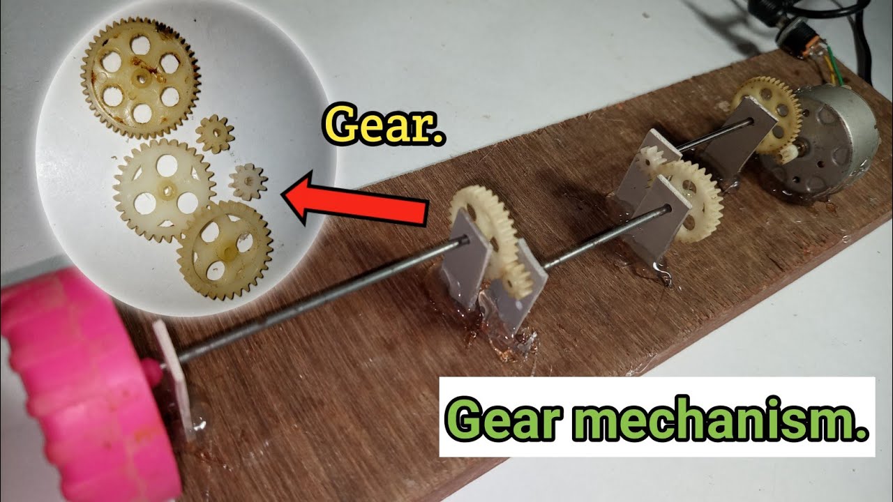 How To Rotate A Wheel By Gears And Motors How Gears Work Part 1