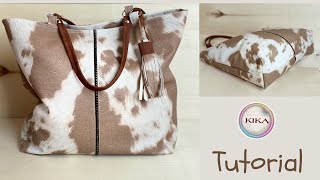 Fai da te una BORSA a tracolla da donna | Diy Tutorial BAG | Tutorial BORSA in ecopelle