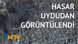 @NTV Mariupol'e düzenlenen saldırıların uydu görüntüleri