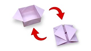 How to make a paper Envelope Box - easy origami envelope box