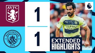 Extended Highlights | Aston Villa 1-1 Man City | Haaland & Bailey Goals | Premier League