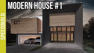 Archicad Speedbuild + Photoshop Post Production - Modern House #1