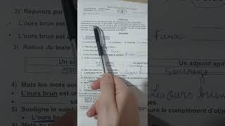 موضوع مقترح بقوة 💥👌لامتحان اللغة الفرنسية الخامسة ابتدائي 5AP💪الفصل الأول