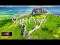 FLYING OVER SCOTLAND (4K Video UHD) - Relaxing Music With Stunning Beautiful Nature Film For Reading