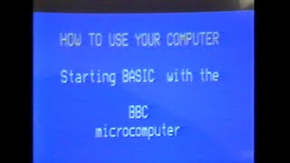 How To Use Your Computer - Basic BBC Micro Computer - Tape 1 (1983) Full Video