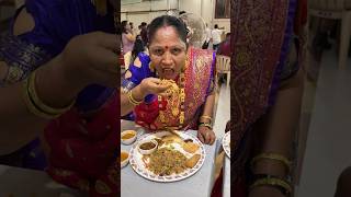 BIGGEST NOODLES BITE by Mom😱 Food challenge in India😍🔥 #shorts #eating #foodie