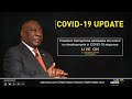 President Cyril Ramaphosa national address on the COVID-19 response