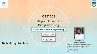 KTU CS205 Object Oriented Programming Using Java