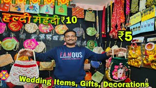 Cheapest Wedding Items Wholesale Market Jaipur | Wedding Gift Items | Haldi Mehndi Decoration Ideas