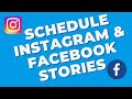 NEW INSTAGRAM & FACEBOOK STORIES UPDATE | SCHEDULE FROM FACEBOOK BUSINESS SUITE