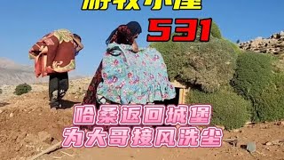 哈桑和祖丽卡返回城堡，为刚回家的大哥接风洗尘 #农村生活 #伊朗