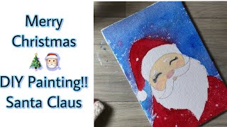 Merry Christmas Everyone l Christmas Painting Step by Step l Easy Tutorial l 🎅🏻🎄