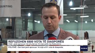 REFUZOHEN 6800 VOTA TË DIASPORËS KQZ: Janë aprovuar më shumë se 16 mijë zarfe me fletëvotime