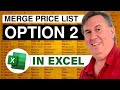 Excel - Price List with PowerPivot - Episode 1734