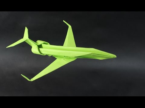 How to make a Gulfstream paper airplane. How to make a Gulfstream paper airplane.