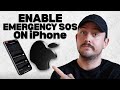 How to Enable Emergency SOS on iPhone (Call with Hold and 5 Presses)
