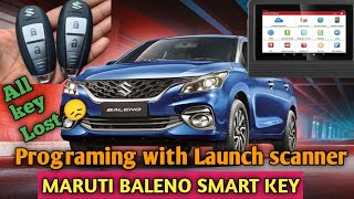 Maruti Suzuki Baleno Smart Key Program/With #launch Scanner, 💯 Work done