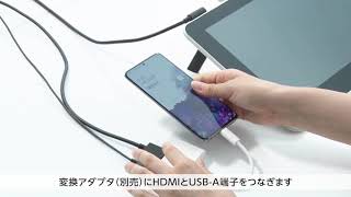 ワコム | Wacom One 液晶ペンタブレット 13とGalaxyのDeXモードでCLIP STUDIO PAINT for Galaxyを使う