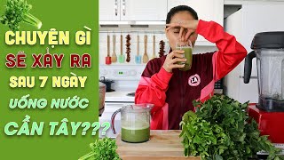 KẾT QUẢ SAU 7 NGÀY UỐNG NƯỚC ÉP CẦN TÂY, MỤN, GIẢM CÂN...CÓ NÊN UỐNG KHÔNG?