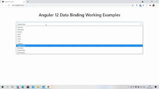 Angular 12 Data Binding Tutorial - One Way | Two Way