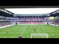 京都サンガf.c. 試合前の応援風景 2020 jリーグプレシーズンマッチ