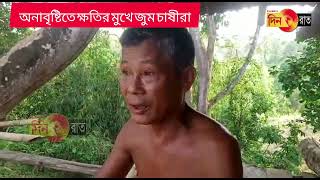 অনাবৃষ্টি কারণে এবার পাহাড়ে ব্যাহত জুম চাষ, খাদ্য ঘাটতির শঙ্কা জুমিয়া পরিবারগুলো