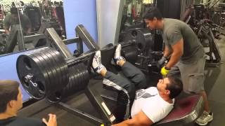 Leg Press 1800 lbs ( 820 kgs )