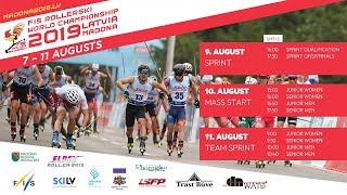 FIS Rollerski World Championship 2019 Madona,Team Sprint- JW, JM, SW, SM