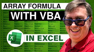 Excel VBA and Dynamic Arrays: Entering Excel Dynamic Arrays With VBA - Episode 2307