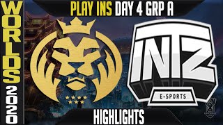 MAD vs ITZ Highlights | TIE BREAKER Worlds 2020 Play Ins Group A Day 4 | MAD Lions vs INTZ