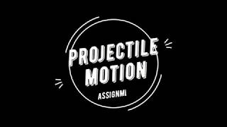 Projectile motion and tracker video