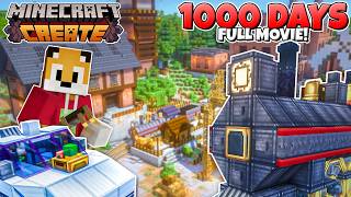 1000 days in Minecraft Create Mod [FULL MOVIE] - Episodes 1 - 10