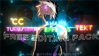 Alight Motion FREE Editing VFX Pack [ Alight Link (under 5mb) + XML ] | AMV Preset Pack