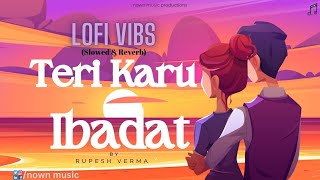 Teri Karu Ibadat (Slowed + Reverb) Roopesh Vermma  | Lofi Songs | POPULAR HINDI LOFI SONGS