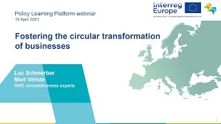 Fostering the circular transformation of businesses