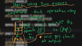 4.Stack using two queues | Stack and Queue | Python | GFG | Must Do Coding Questions