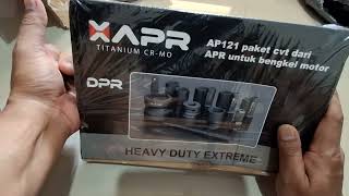 Unboxing kunci Shock AP121 paket  CVT X APR Japan #cvt #motor #bengkelmotor