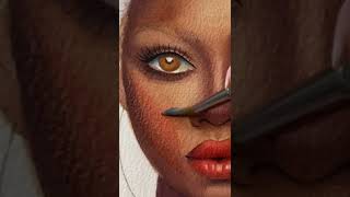 painting dark skin tone with watercolor - easy for beginners