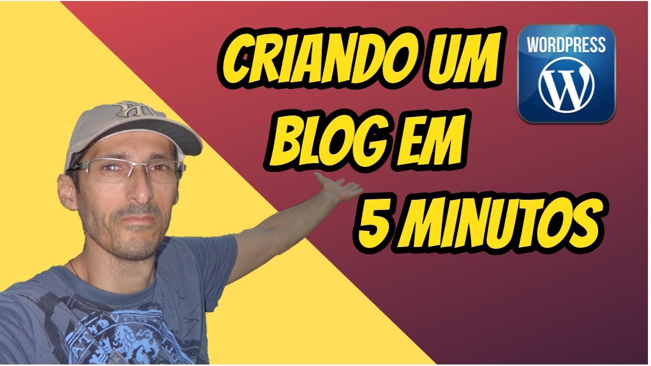 Como Criar Um Blog No Wordpress Profissional Em 5 Minutos - Passo A ...