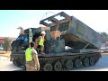 403rd army field support brigade north east asia turns in mlrs equipment