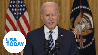 Biden unveils new sanctions on Russia after its invasion into Ukraine | USA TODAY