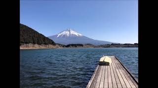 2021年2月11日の富士山　富士宮市田貫湖より