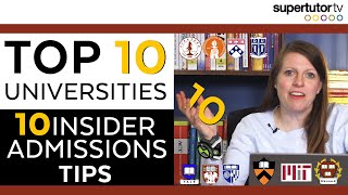 10 Tips to Get into a Top 10 University
