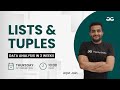 Lists & Tuples | Data Analysis in 3 Weeks | Arpit Jain | GeeksforGeeks Python