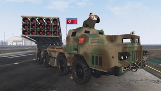 【GTA5】北朝鮮の兵器で暴れてみた